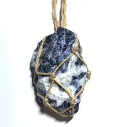 Collier en Sodalite Brut - Lithothérapie |Dans les Yeux de Gaïa