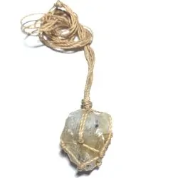 Collier en Citrine Brute