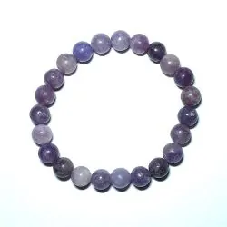 Bracelet en Lepidolite l dans les Yeux de Gaïa