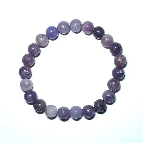 Bracelet en Lepidolite l dans les Yeux de Gaïa