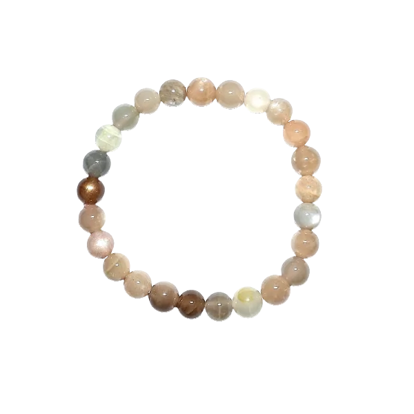 Bracelet en Pierre de Lune l Dans les Yeux de Gaïa