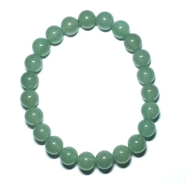 Bracelet en Aventurine Verte l Dans les Yeux de Gaïa