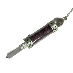 Pendule Tube en Tourmaline...