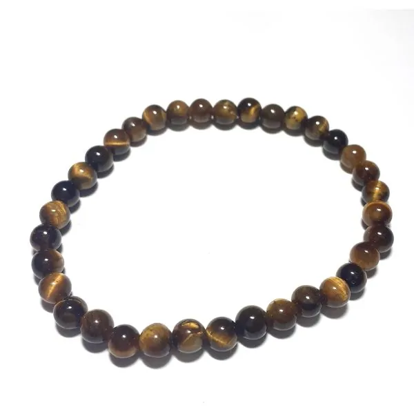 Bracelet en Oeil de Tigre l Dans les Yeux de Gaïa