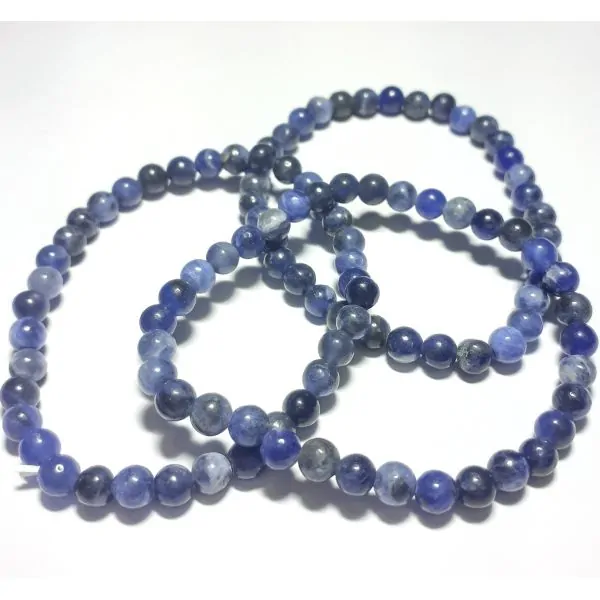 Bracelets en Sodalite l Dans les Yeux de Gaïa