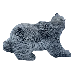 Grand Ours gris en Jaspe de...