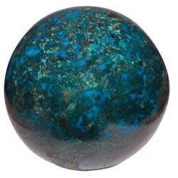 Sphère en Chrysocolle l Dans les Yeux de Gaïa