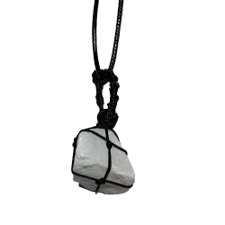 Pendentif Calcite blanche