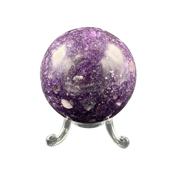 Sphère en Lépidolite 1 - Lépidolite |Dans les Yeux de Gaïa