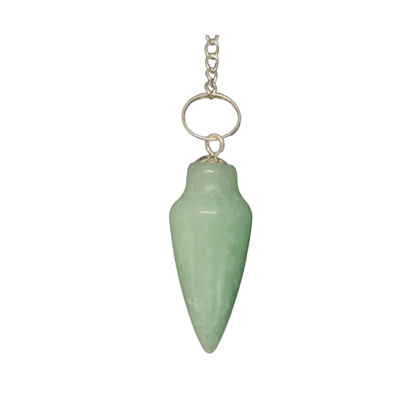 Pendule Cône en Aventurine 1 - Lithothérapie |Dans les Yeux de Gaïa