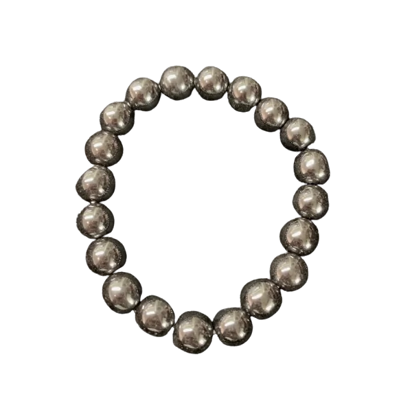 Bracelet Hématite 1 - Lithothérapie |Dans les Yeux de Gaïa