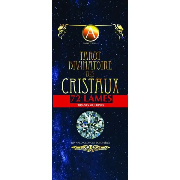 Tarot Divinatoire des Cristaux 1 - 72 lames - Cartomancie |Dans les Yeux de Gaïa