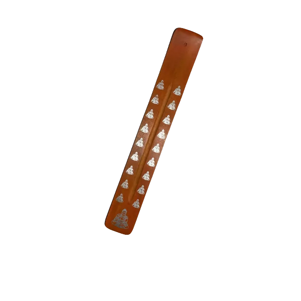 Porte encens en bois orange | Accessoires pour Encens | Dans les yeux de Gaïa