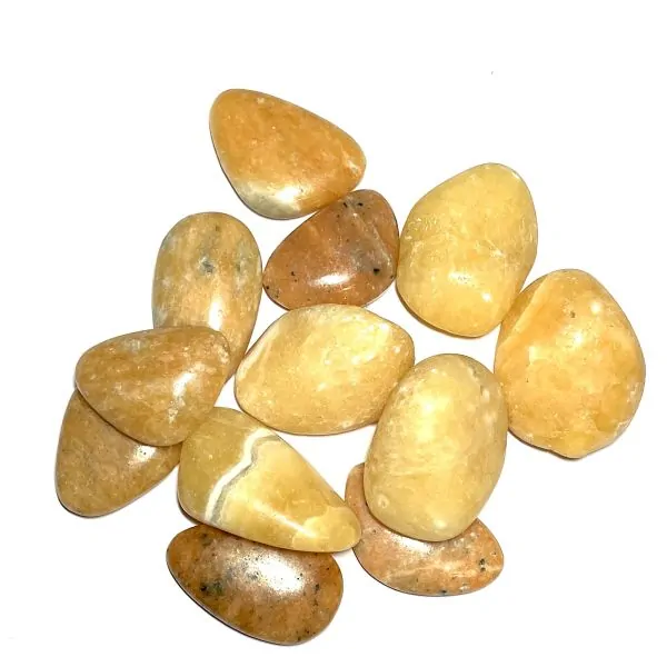 Pierre roulée Calcite Orange 1 - Lithothérapie |Dans les Yeux de Gaïa