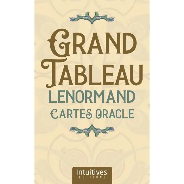 Grand Tableau Lenormand - Coffret recto | Dans les Yeux de Gaïa
