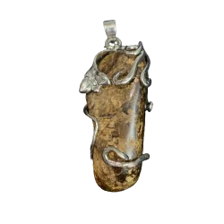 Pendentif Bronzite 1 - Bijoux lithothérapie |Dans les Yeux de Gaïa