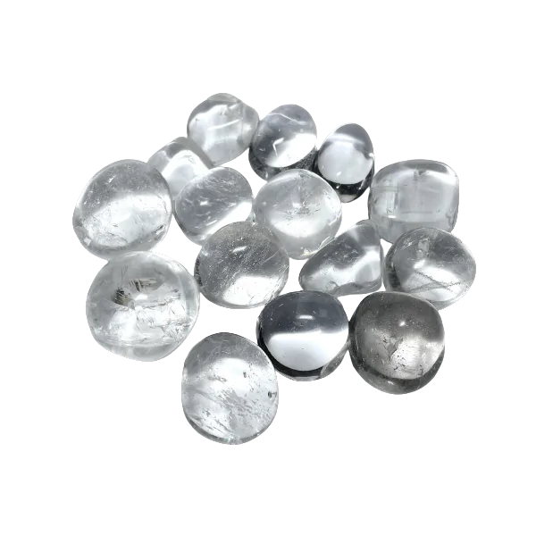 Pierre roulée Cristal de Roche GM 1 - Lithothérapie |Dans les Yeux de Gaïa