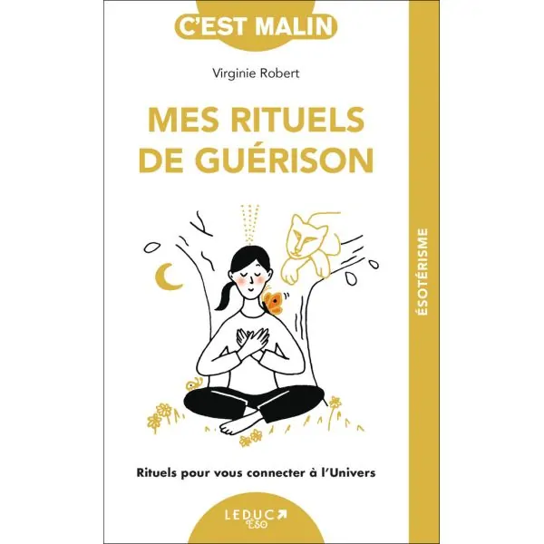 Mes Rituels de Guérison par Virginie Robert - Première de couverture | Dans les Yeux de Gaïa