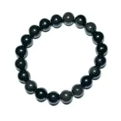 Bracelet en Obsidienne Dorée 10mm | Dans les Yeux de Gaïa