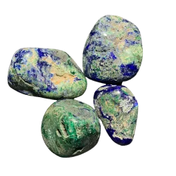 Pierre Roulée Azurite-Malachite 1 - Lithothérapie |Dans les Yeux de Gaïa
