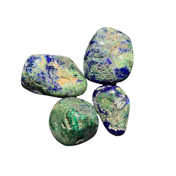 Pierre Roulée Azurite-Malachite 1 - Lithothérapie |Dans les Yeux de Gaïa