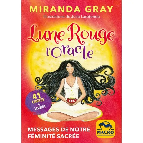 Lune Rouge l'Oracle - Miranda Gray - Vue de face | Dans les Yeux de Gaia