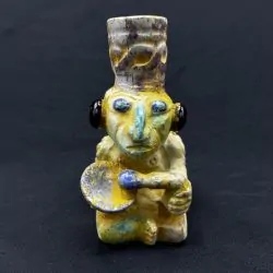 Figurine Pachamama en méditation vue de face | Dans les Yeux de Gaïa
