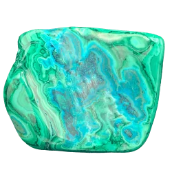 Forme Libre en Malachite -...
