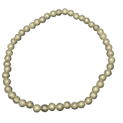 Bracelet en Pyrite 4 mm 1 - Lithothérapie |Dans les Yeux de Gaïa