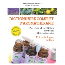 Dictionnaire complet d'aromathérapie - première de couverture | Dans les Yeux de Gaïa