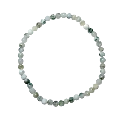 Agate Arbre 4mm bracelet | Dans les Yeux de Gaïa