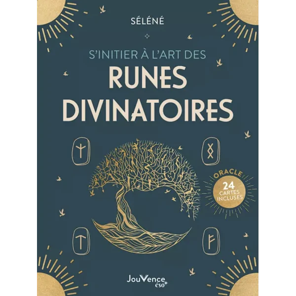 S'Initier à l'art des Runes Divinatoires - Première de couverture | Dans les Yeux de Gaïa