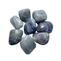 Iolite en pierre roulée | Dans les Yeux de Gaïa