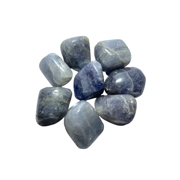 Iolite en pierre roulée | Dans les Yeux de Gaïa
