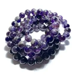 Bracelet en Améthyste 10mm