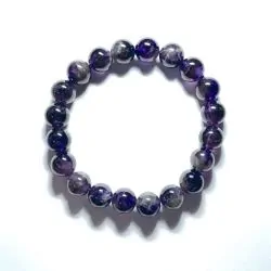 Bracelet en Améthyste 10mm | Dans les Yeux de Gaïa
