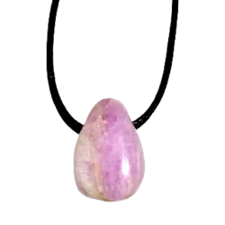 1 | Pendentif Cabochon Kunzite | Dans les Yeux de Gaïa