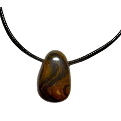 1 | Pendentif Cabochon en Stromatolite | Dans les Yeux de Gaïa