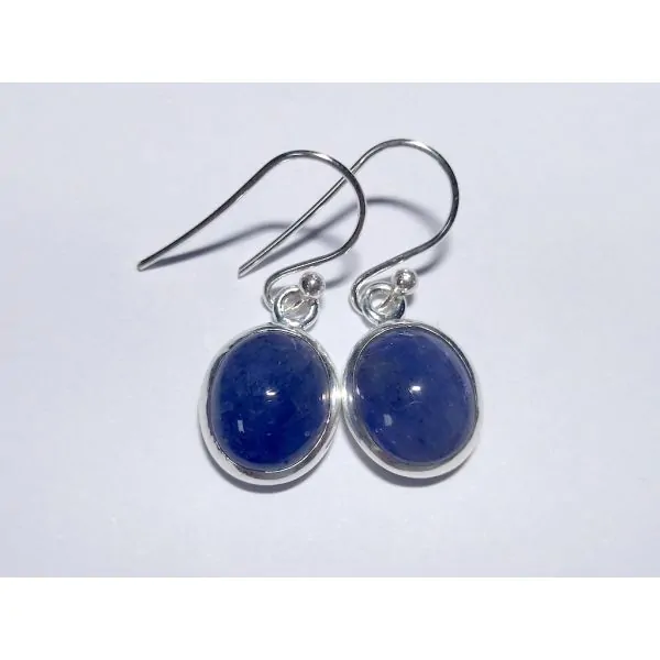 1 | Boucles d'Oreilles Argent et Tanzanite | Dans les Yeux de Gaïa