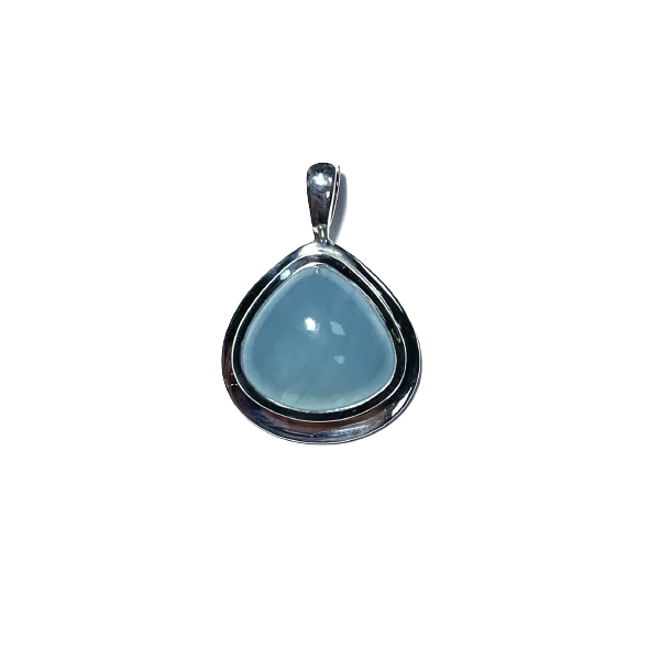 pendentif en Aigue Marine | Dans les Yeux de Gaïa
