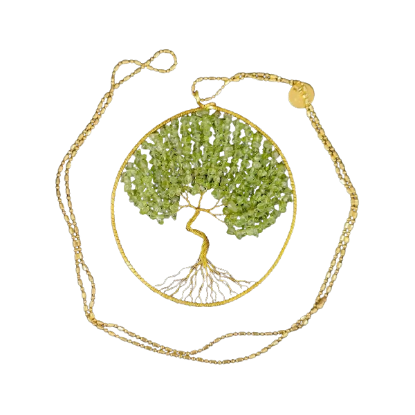 Collier artisanal arbre de vie  |Dans les Yeux de Gaïa