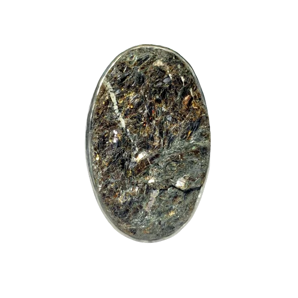 Bague en Astrophyllite - Vue de Face | Dans les Yeux de Gaïa