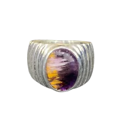 Bague en Super Seven serti sur Argent 925 1 - Lithothérapie & Minéraux |Dans les Yeux de Gaïa