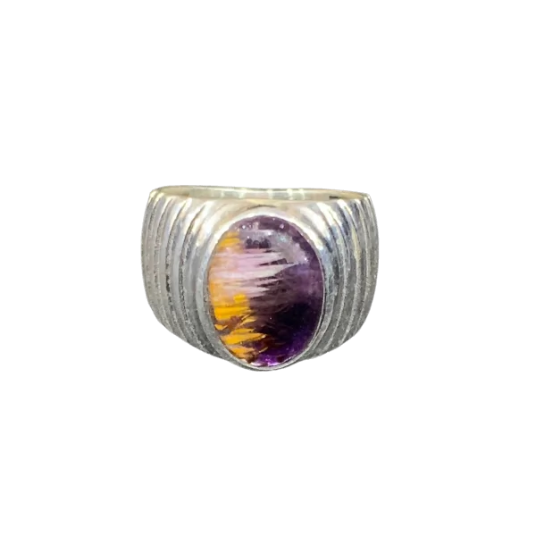 Bague en Super Seven serti sur Argent 925 1 - Lithothérapie & Minéraux |Dans les Yeux de Gaïa
