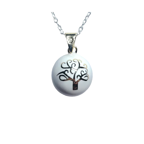 Bola Blanc Arbre de vie  | Dans les Yeux de Gaïa