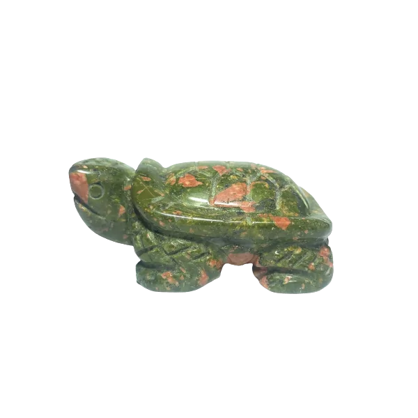 Tortue en Unakite - Dans les Yeux de Gaïa
