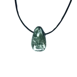 Cabochon en Séraphinite | Dans les Yeux de Gaïa