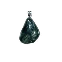 Pendentif en Séraphinite - Photo 1 | Dans les Yeux de Gaia
