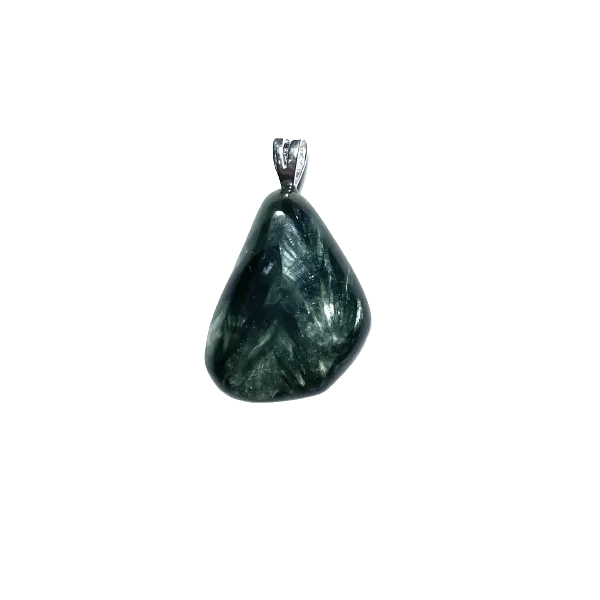 Pendentif en Séraphinite - Photo 1 | Dans les Yeux de Gaia