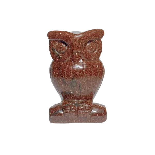 Hibou en Pierre de Soleil 3| Dans Mes Yeux De Gaia